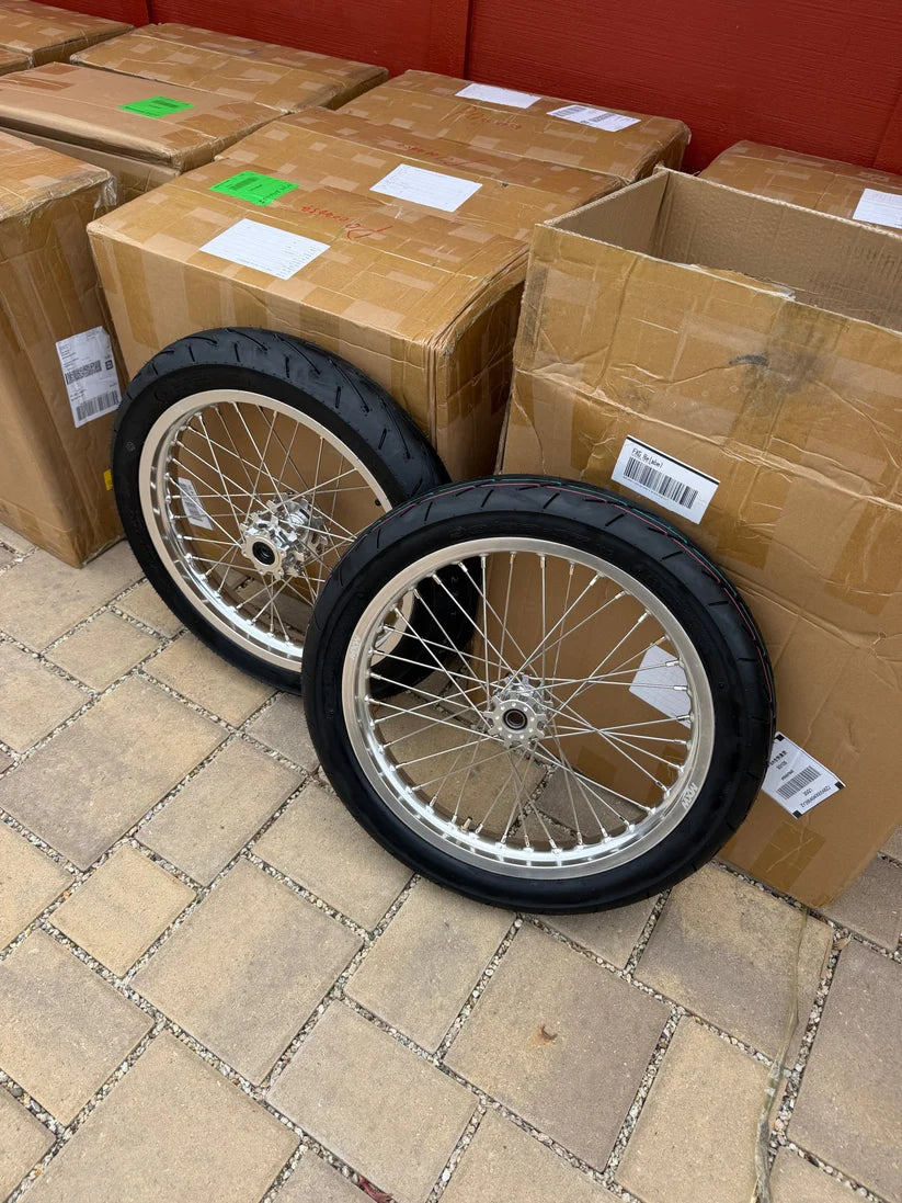 Chrome Talaria XXX/MX3/MX4 Supermoto Wheelset