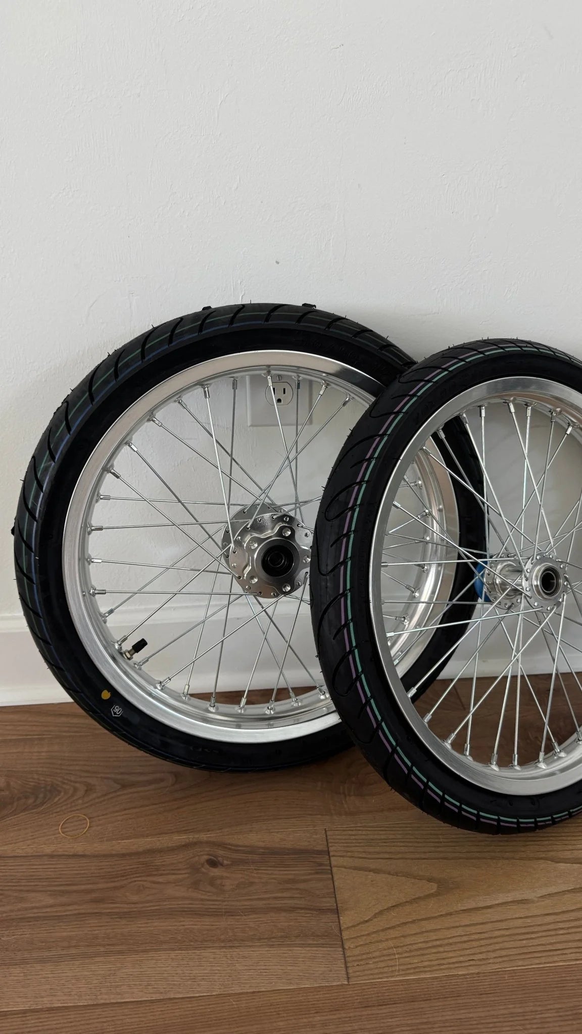 Chrome Surron LBX/E Ride Pro Supermoto Wheel Set - FT Racing