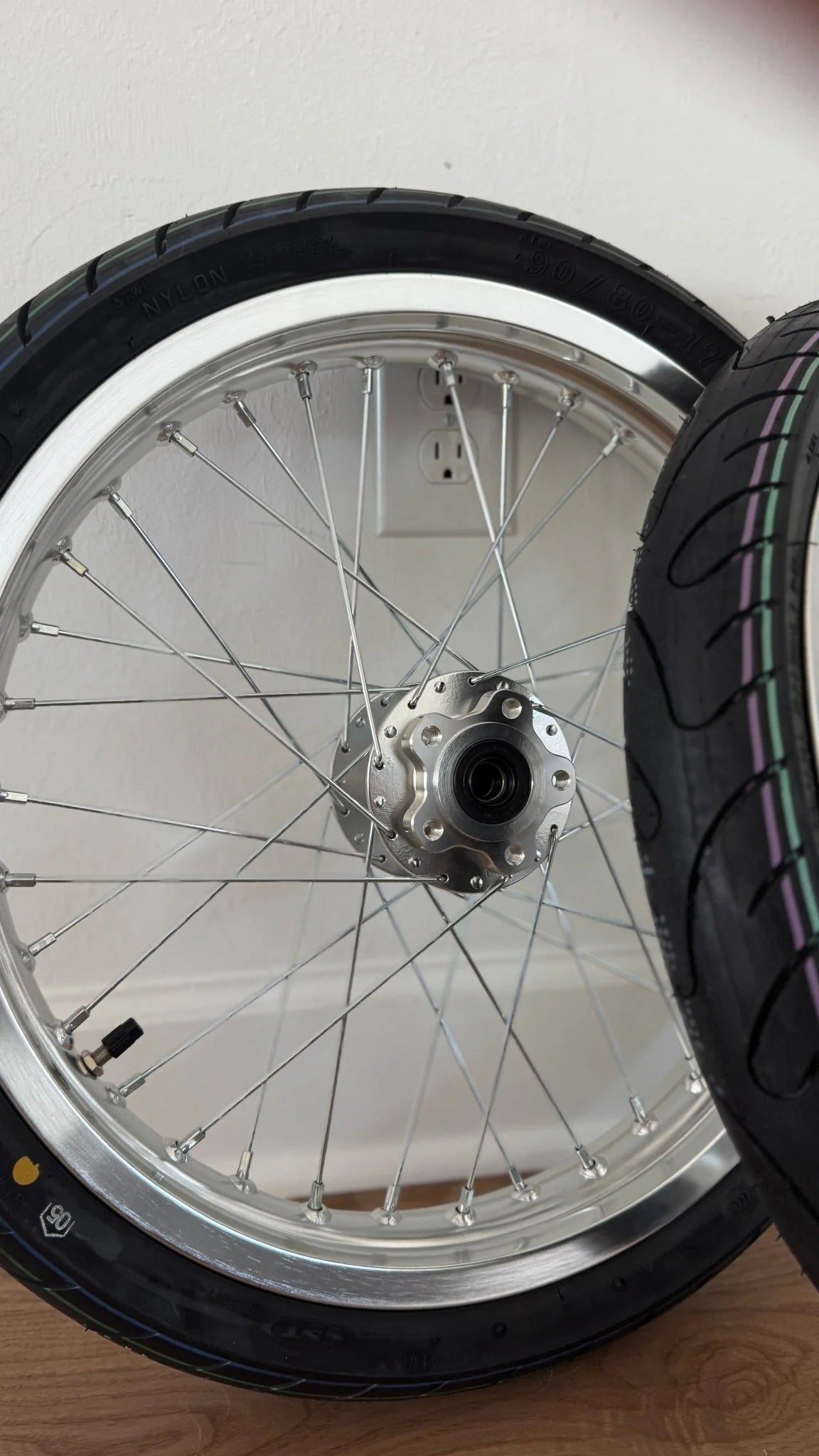 Chrome Surron LBX/E Ride Pro Supermoto Wheel Set - FT Racing