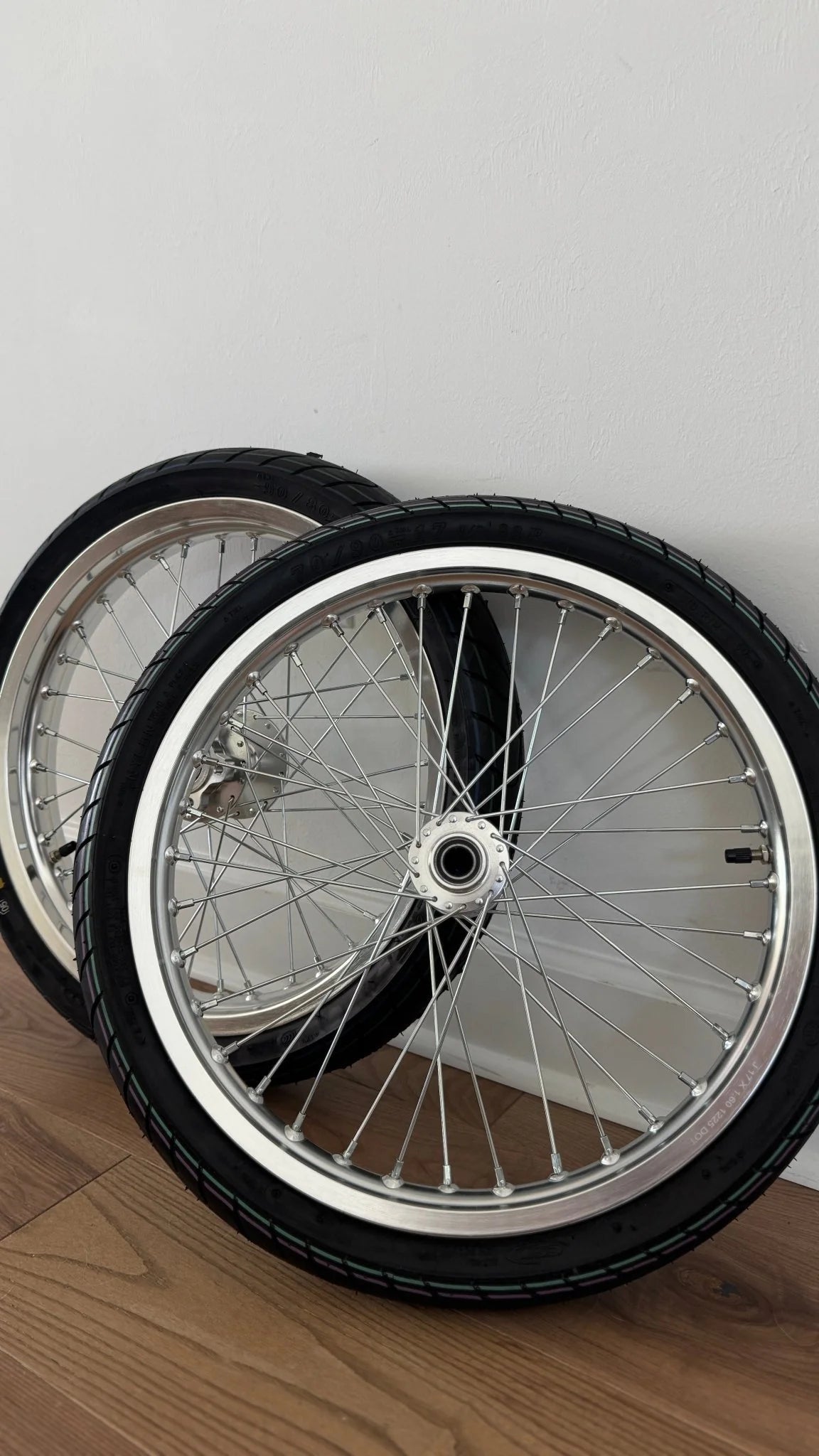 Chrome Surron LBX/E Ride Pro Supermoto Wheel Set - FT Racing