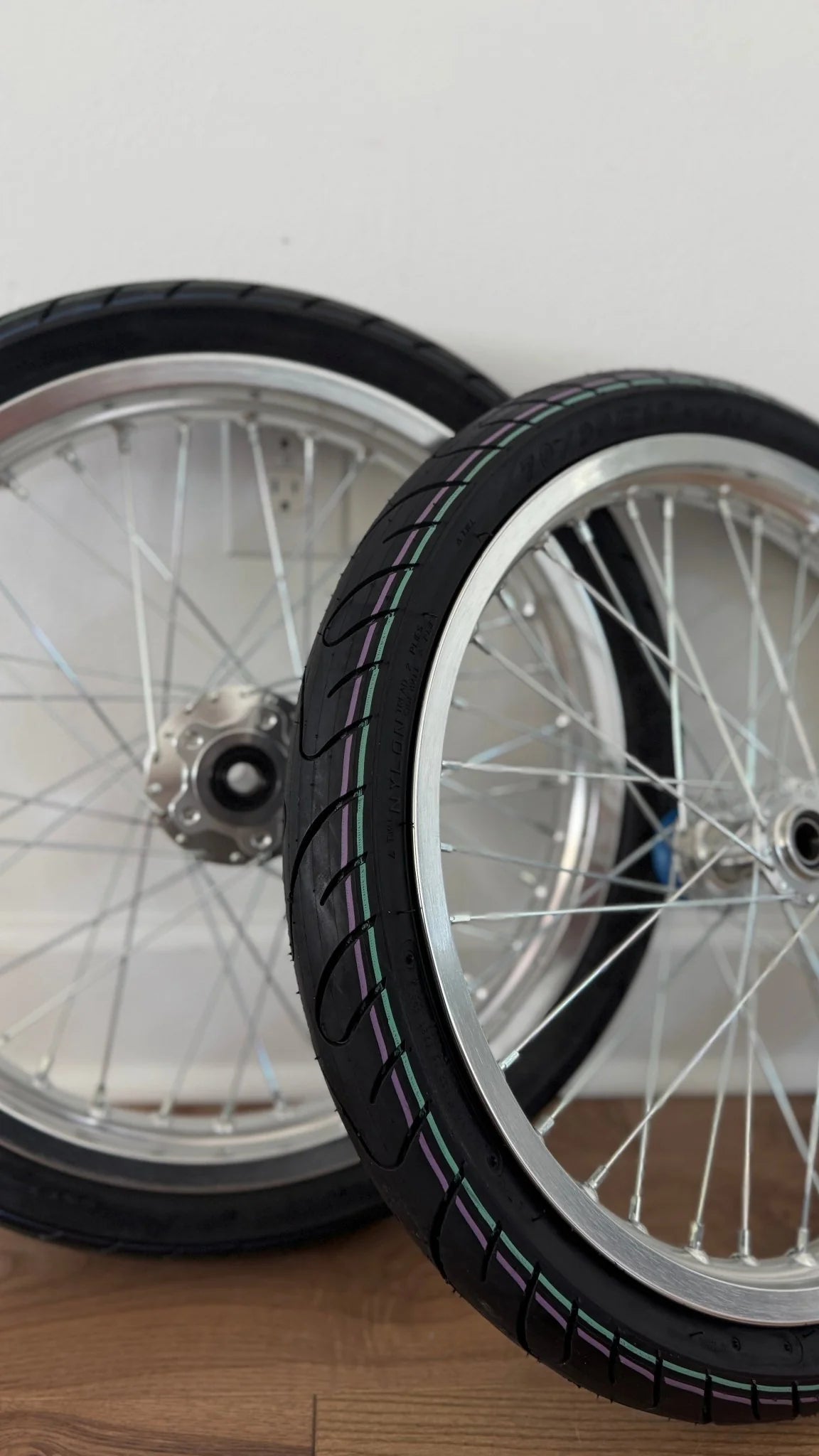 Chrome Surron LBX/E Ride Pro Supermoto Wheel Set - FT Racing