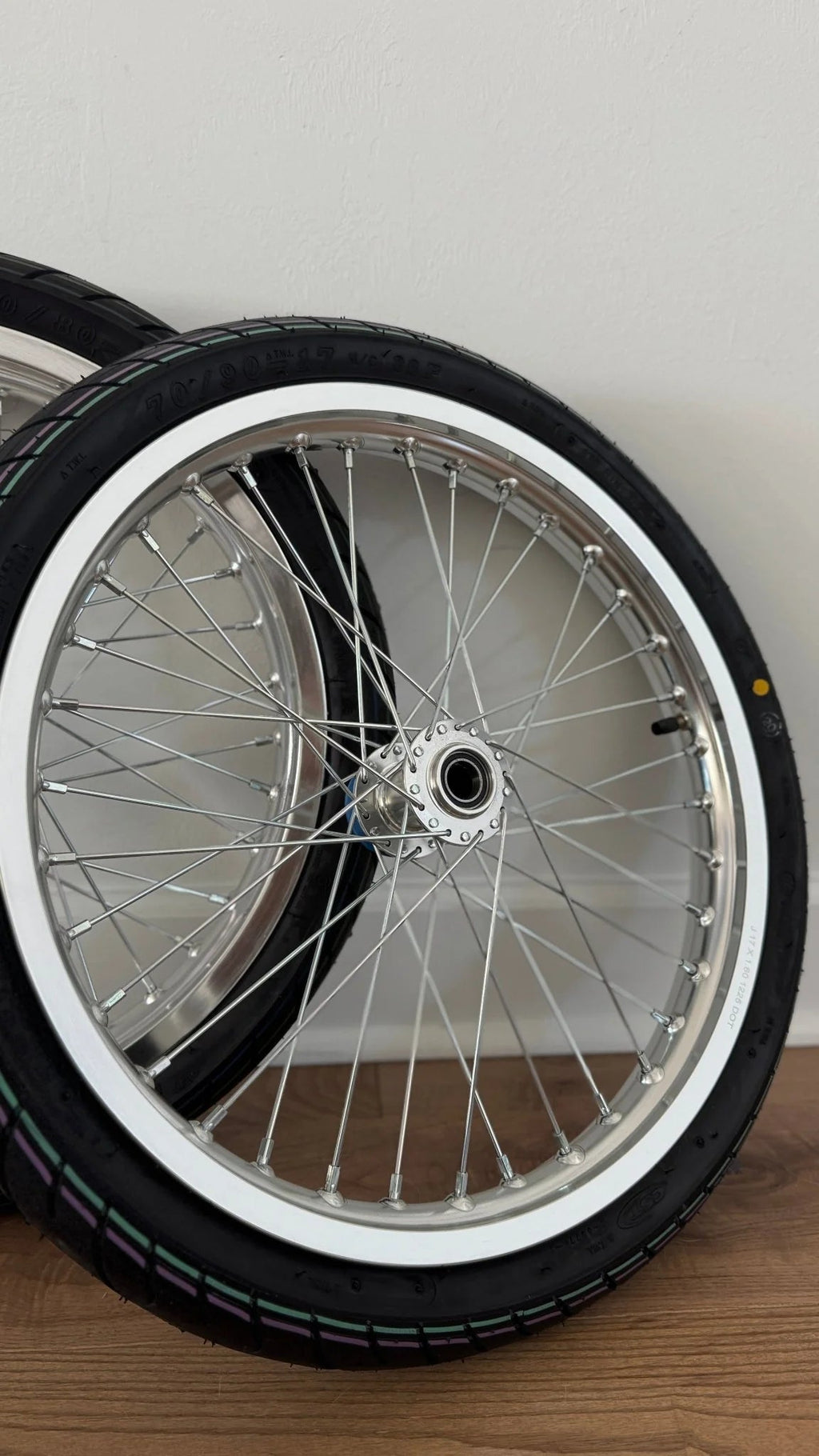 Chrome Surron LBX/E Ride Pro Supermoto Wheel Set - FT Racing