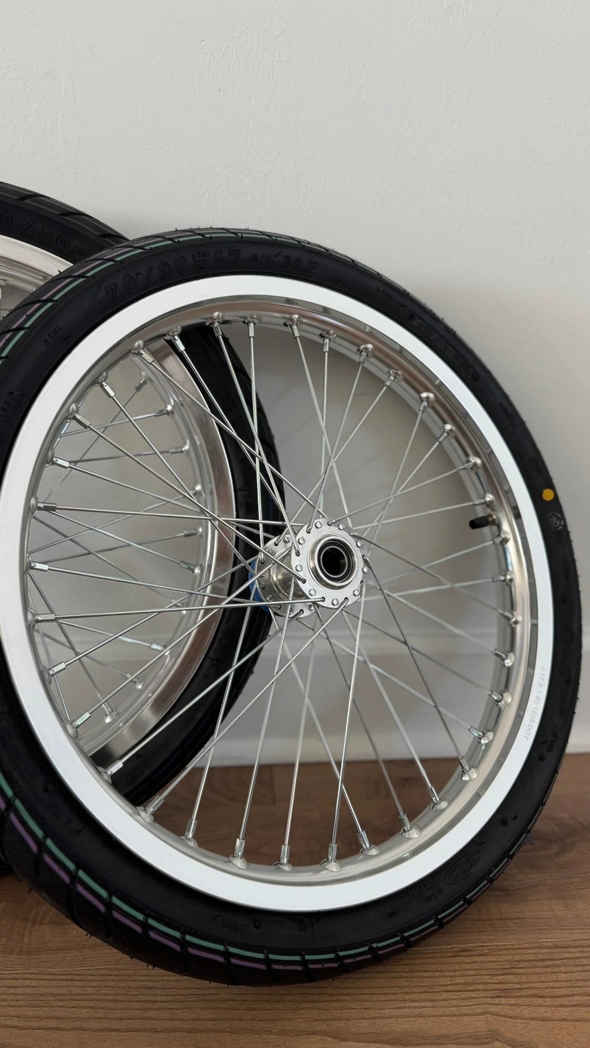 Chrome Surron LBX/E Ride Pro Supermoto Wheel Set - FT Racing