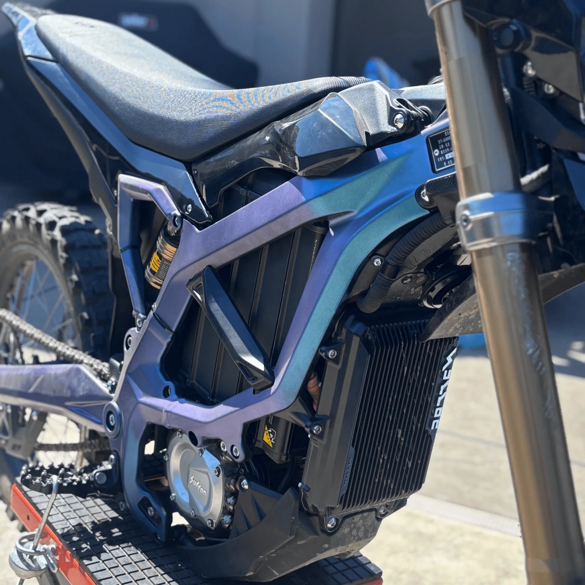 Surron Ultra Bee "Coated" Frame Guards - FT Racing